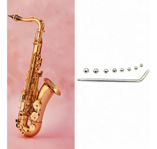 Kit De Reparación De Saxofón Saxo De Bola De Metal Juego