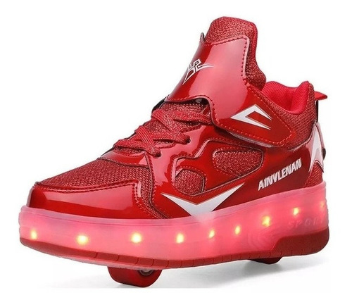 Zapatos Para Hombre Con Luces Led, Patines Con Ruedas [u]