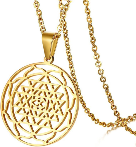 Collar Con Colgante En Forma De Talismán, Amuleto De Chakra