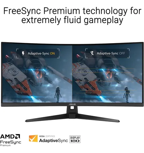 Monitor Curvo Asus Tuf Gaming 34 Qhd 180hz Freesync 1ms