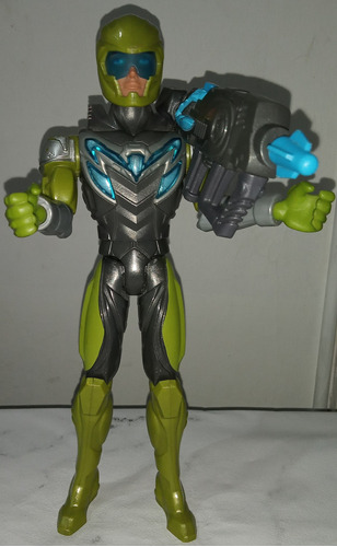 Max Steel  Muñeco Articulado Accesorio Cañón Láser 28 Cm  