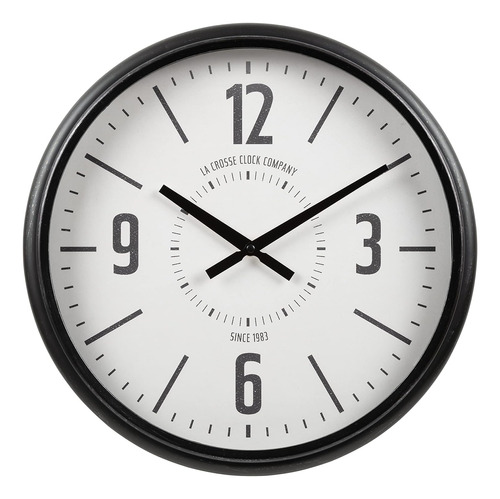 La Crosse Clock 404-3041c Sullivan - Reloj De Pared Analógic