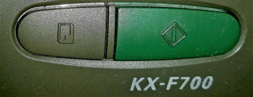 Fax Panasonic Kx-f700 Negro Usado Impecable (Usado)