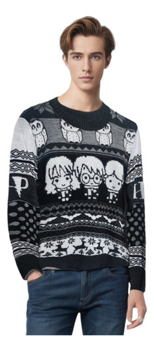 Ugly Sweater Tejido Navidad Amigos Harry Potter Unisex