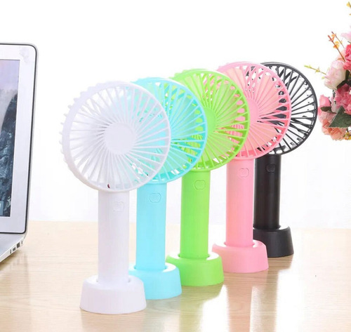Mini Ventilador De Mão Com Bateria Recarregável