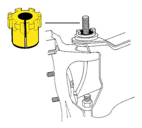 Buje Ajuste Caster/camber Del Excursion 00 Al 05