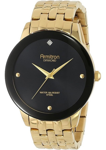 Reloj Armitron Diamond Unisex 20/4952bkgp / Leer Descripcion