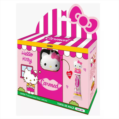 Carmed Hello Kitty Torta De Maça Com Cor Kit C/2 Com Base