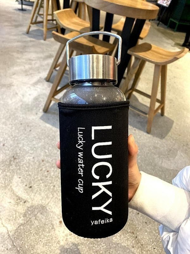 Imagen 3 de 4 de Botella Infusora De Vidrio Con Funda Neopreno 1 Lt.