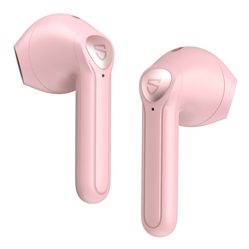 Auricular in-ear gamer inalámbrico Soundpeats TWS TrueAir 2 pink con luz LED