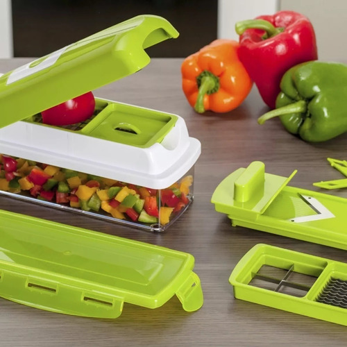 Cortador Rallador De Frutas Picador Verduras Manual Cocina