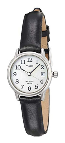 Reloj Timex Para Mujer T2h331 Indiglo Con Correa De Cuero, N