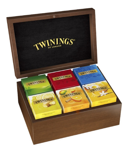 Caixa De Chá Twinings Madeira 60 Sachês