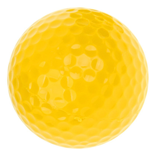 Pelota Para Golf Para Práctica, Caucho Sintético Amarillo,