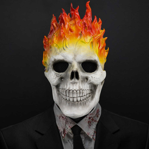 Blue Mask Bulex Ghost Red Y Halloween Flame Skull Rider