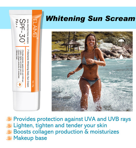 Protector Solar Hidratante Uso Diario Spf 30 Cuida Tú Piel