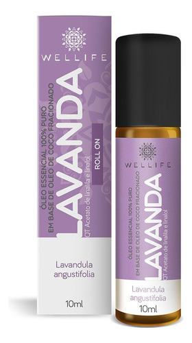 Wellife Óleo Essencial Roll On Lavanda 10ml