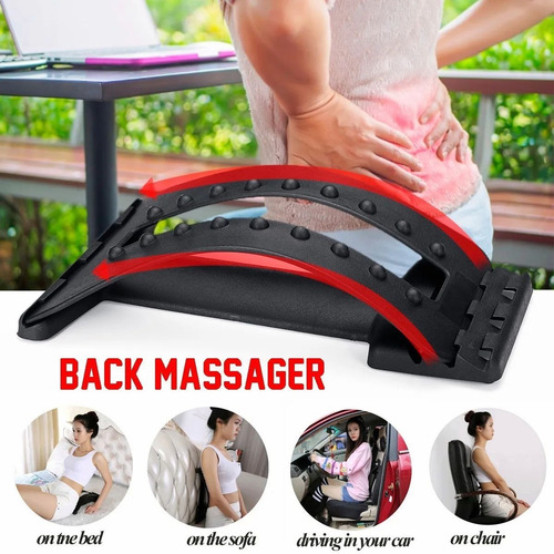 Masajeador De Espalda Mágico Camilla Fitness Lumbar