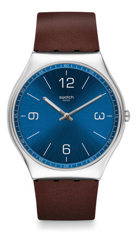 Reloj Swatch Skinwind Ss07s101 Color De La Correa Marrón