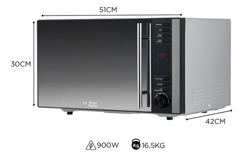 Horno Microondas 23 Litros Ursus Trotter 25k Romm Digital