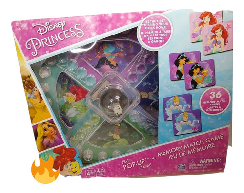 Princesas Disney Juego De Mesa Pop Up Original 1