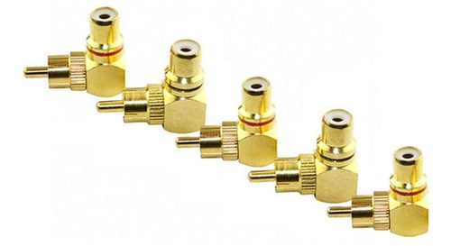 5 Pcs Conector De Ángulo Derecho Adaptador A De