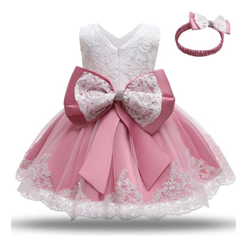 Vestido De Princesa De Encaje Para Niñas Pequeñas, Antiguo