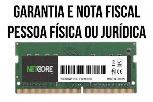 Imagem 1 de 2 de Memória Ram Notebook Macmemory 16gb 2400mhz Netcore Com N. F