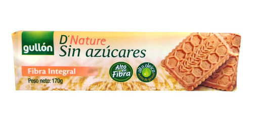Galleta Fibra Integral Diet Nature 170g Gullón