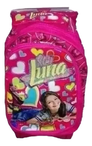 Morral Maleta De Ruedas Escolar Soy Luna Envio Inmediato