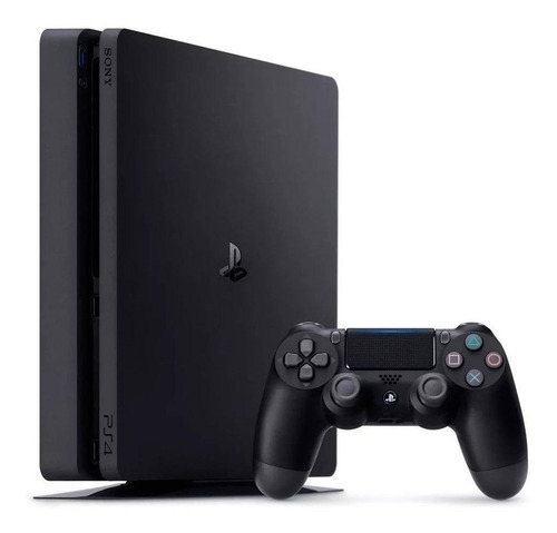 Sony PlayStation 4 Slim 1TB Hits Bundle: Days Gone/Detroit: Become Human/Tom Clancy's Rainbow Six Siege Deluxe Edition cor  preto onyx