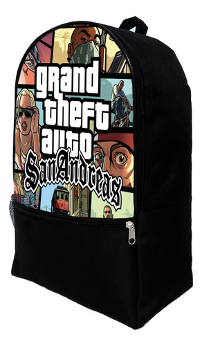 Mochila Escolar Oferta De Gta San Andreas C62