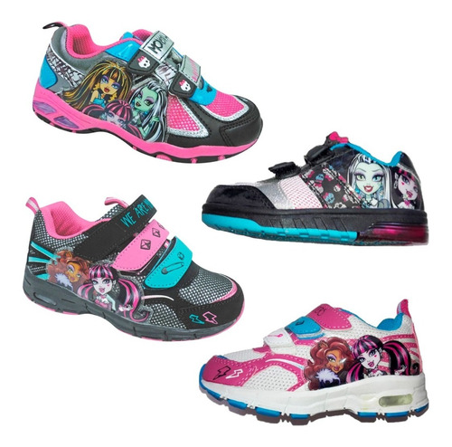 Zapatillas Monster High Luces Ct Plumitaa Mhx Depom