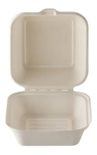 Caja Compostable Sandwich 10 Unid. Contenedor Térmico