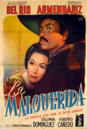 Lienzo Canvas Cartel Película La Mal Querida Dolores Del Río