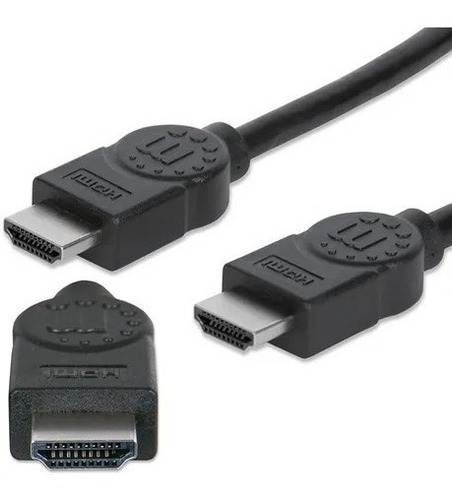 Cable Hdmi De Alta Velocidad 2 Mts Blindado Manhattan 323215
