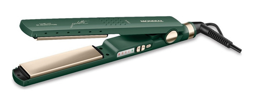 Plancha De Pelo Mondial Placa Ceramica Pelo Sin Frizz Verde