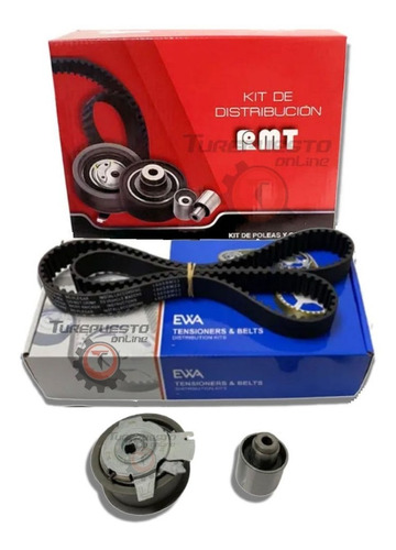 Kit Correa Y Tensor Distribucion Ewa Vw Bora Y Vento 1.9 Tdi