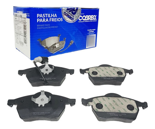 Pastilla De Freno Vw Cobreq Bora Golf 1.8t C/sensor