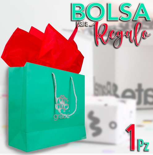 Imagen 5 de 9 de Bolsa De Regalo Grande Tipo Boutique Grace Individual