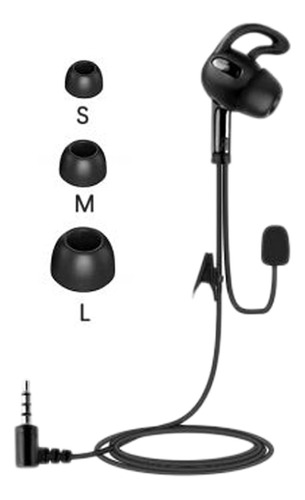 Auricular Arbitro Oido Izquierdo Gancho Para Apto V6 V4 Fbim