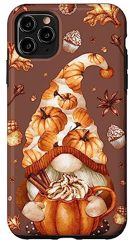 Funda Para iPhone 11 Pro Max Autumn Gnome Love Pumpkin Spice