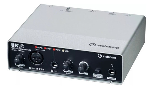 Steinberg Ur12 Placa Sonido Externa Interface Usb 24/192