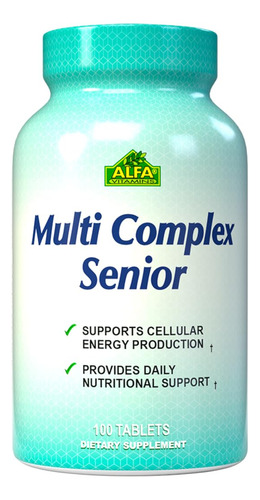 Multi Complex Senior - Vitaminas Y Minerales Nutricionales P