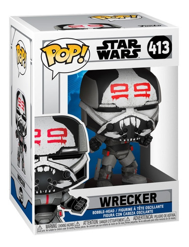 Funko Pop! Star Wars: Clone Wars - Wrecker #413 (d3 Gamers)