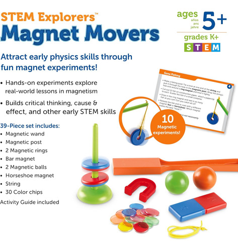 Conjunto De Exploradores Stem Para Niños Herramientas Magnét