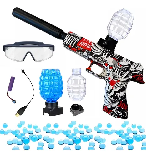 Arminha Infantil Pistola De Gel Airsoft Orbigel Arma Bolinha | Frete grátis