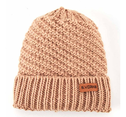 Gorro De Lana Tejido Hombre Mujer Interior Polar Abrigado