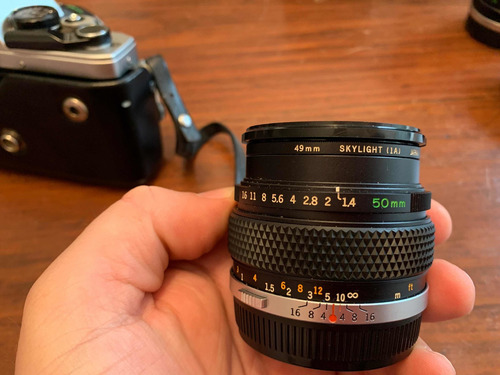 Imagen 2 de 10 de Olympus Om-10 Completa Con Lentes