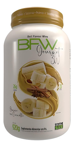 Bfw Best Flavour Whey Pote 920g Sabor Banana Con Cannella